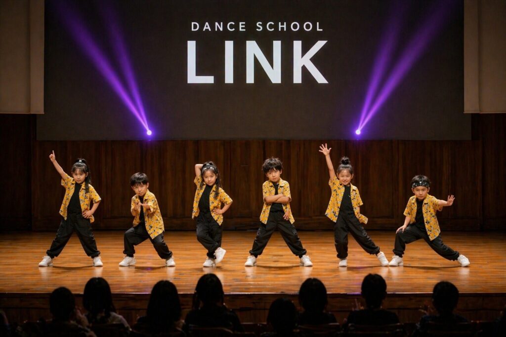 キッズダンス 発表会 ステージ パフォーマンス 小学生 少人数